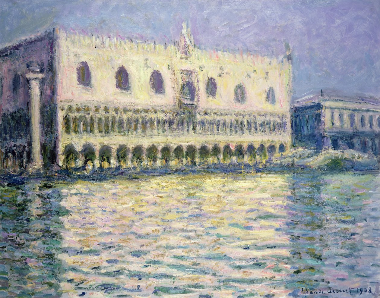 The Ducal Palace, Venice by Claude Monet