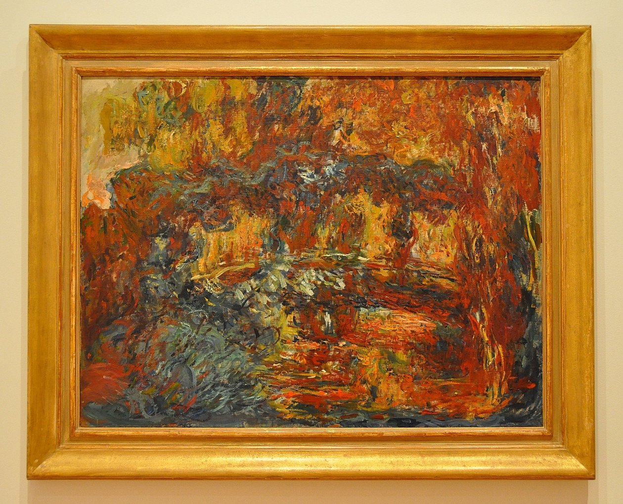 The Japanese Footbridge by Claude Monet