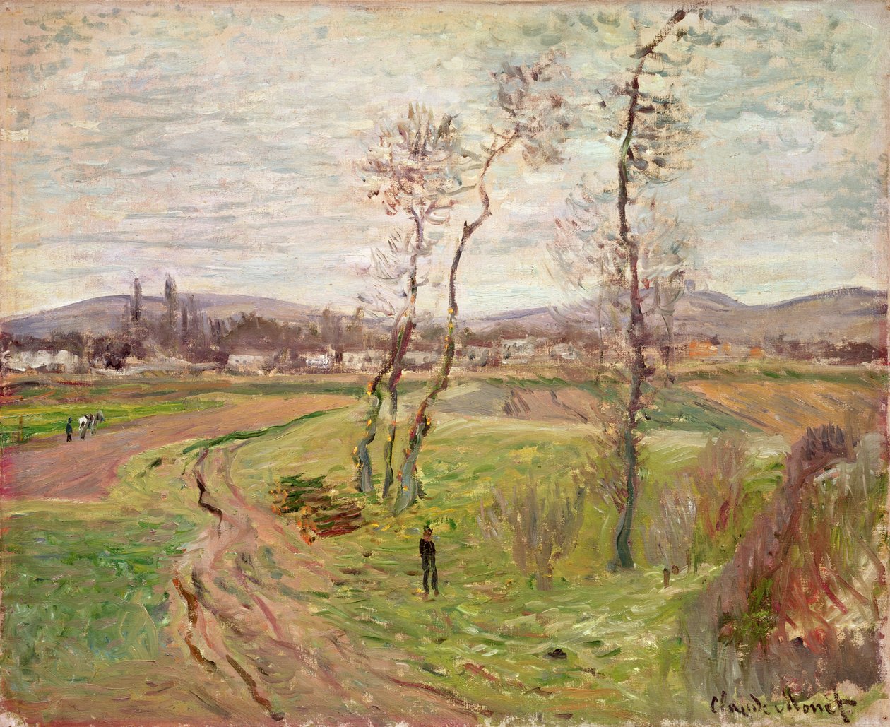 The Plain at Gennevilliers by Claude Monet