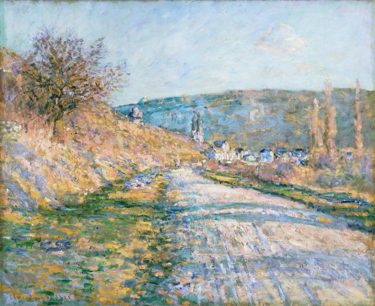 The Road to Vétheuil by Claude Monet