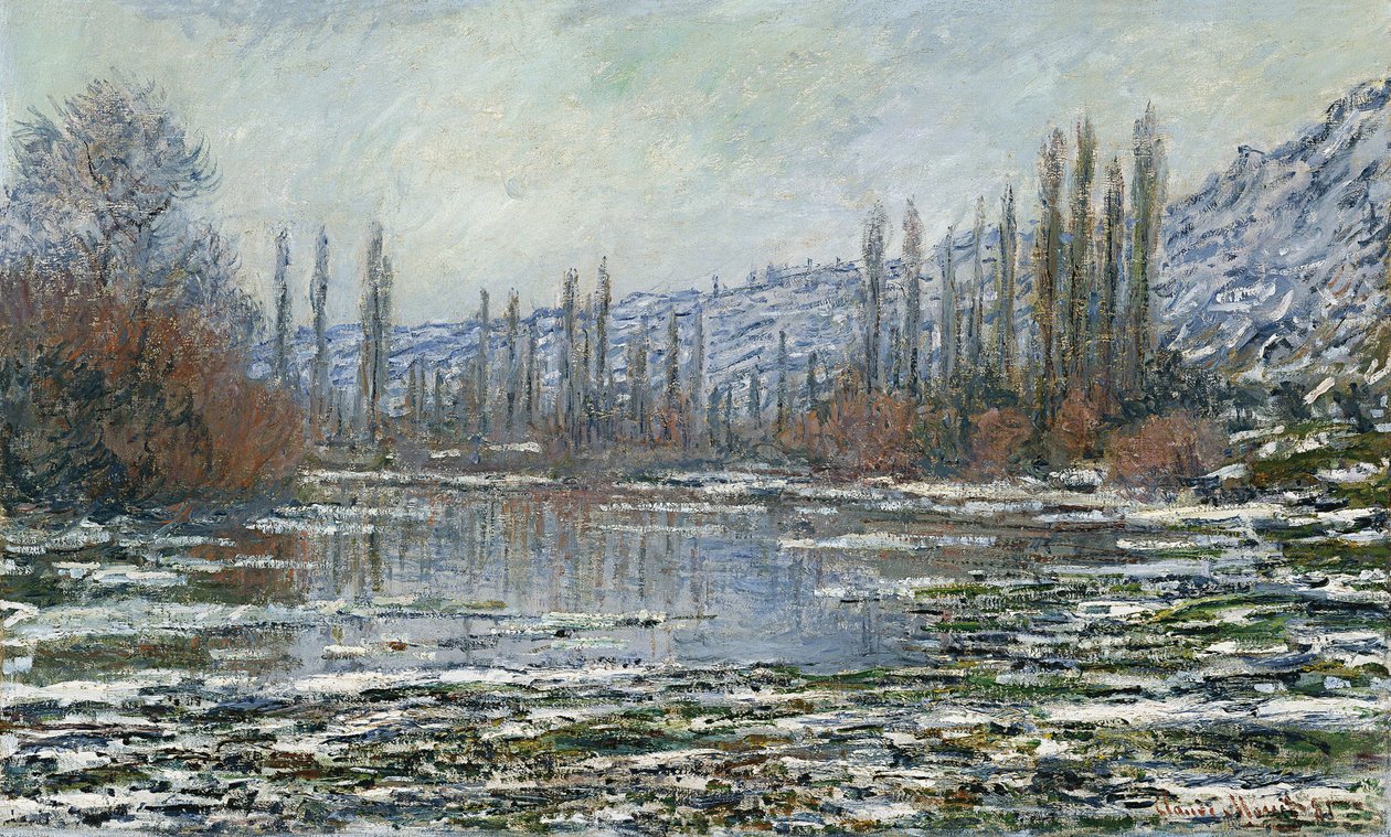 The Thaw at Vetheuil by Claude Monet