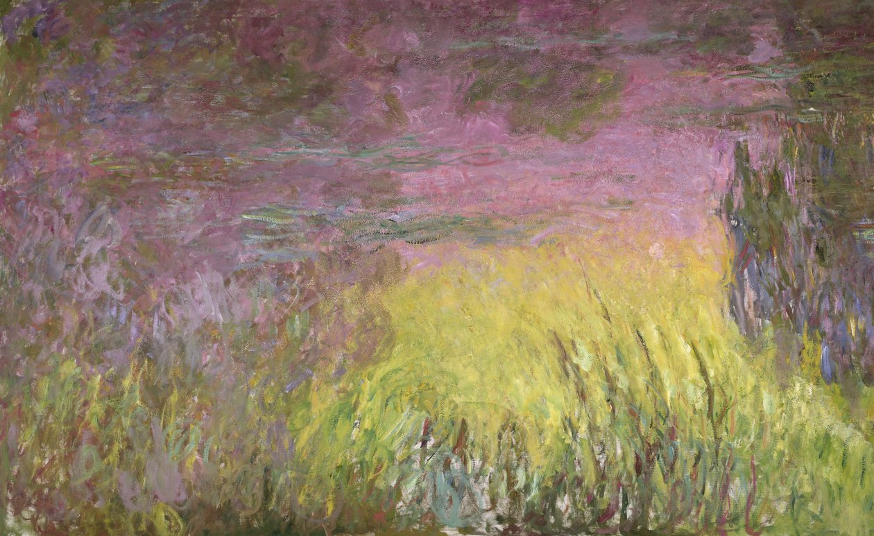 Waterlilies at Sunset (detail) by Claude Monet