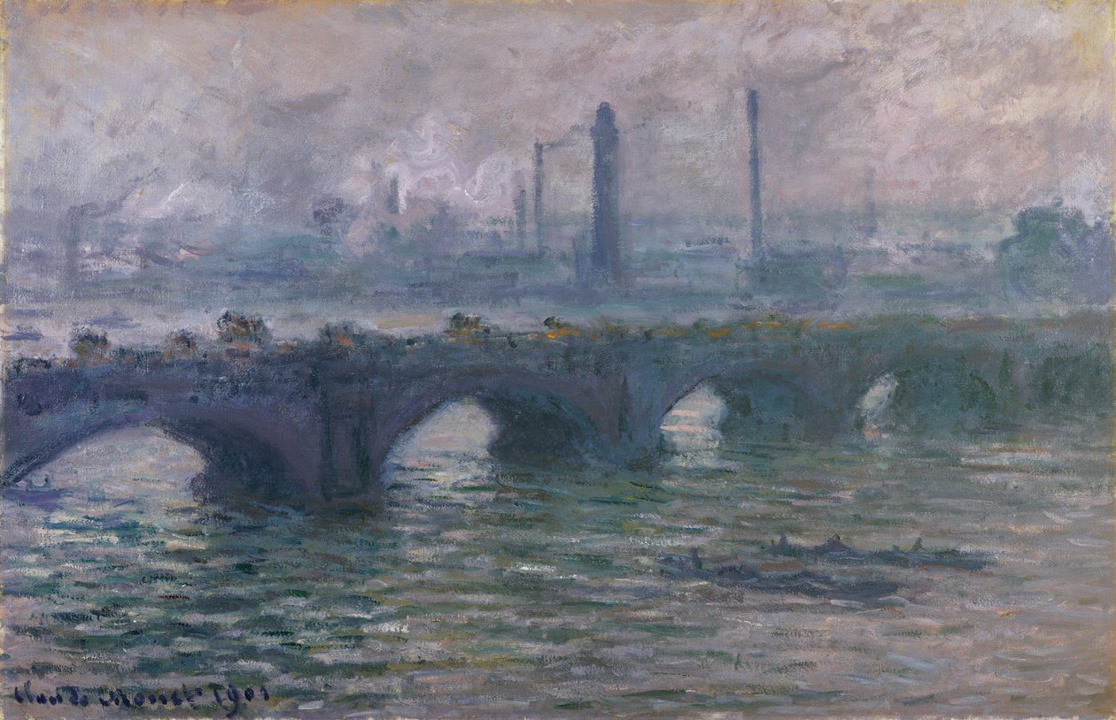 Waterloo Bridge, 1901 by Claude Monet