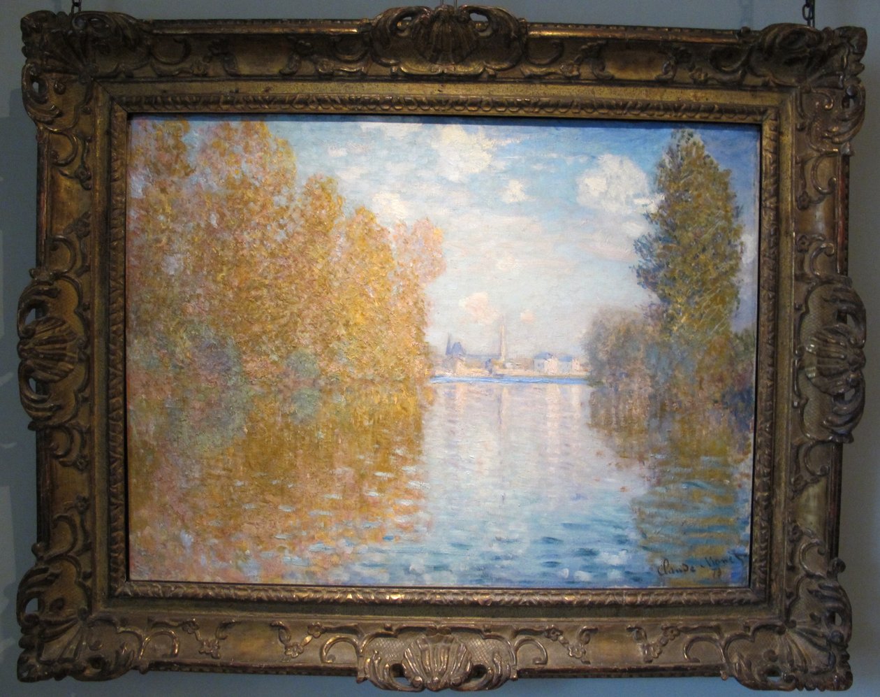 Autumn Effect at Argenteuil by Claude Monet