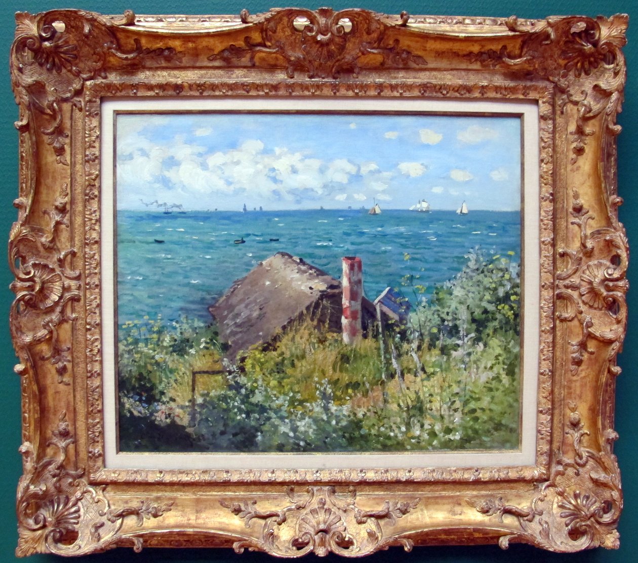 The Cabin at Saint-Adresse by Claude Monet