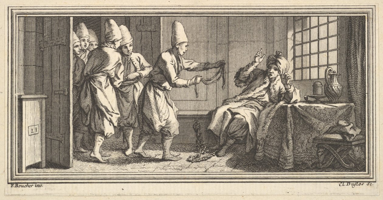 Bringing Rope to the Prisoner by Claude Augustin Duflos