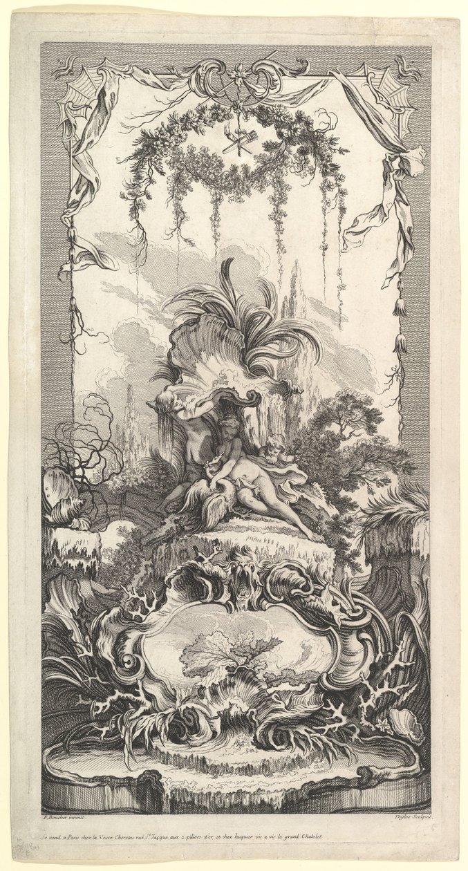 Leda and the Swan by Claude Augustin Duflos