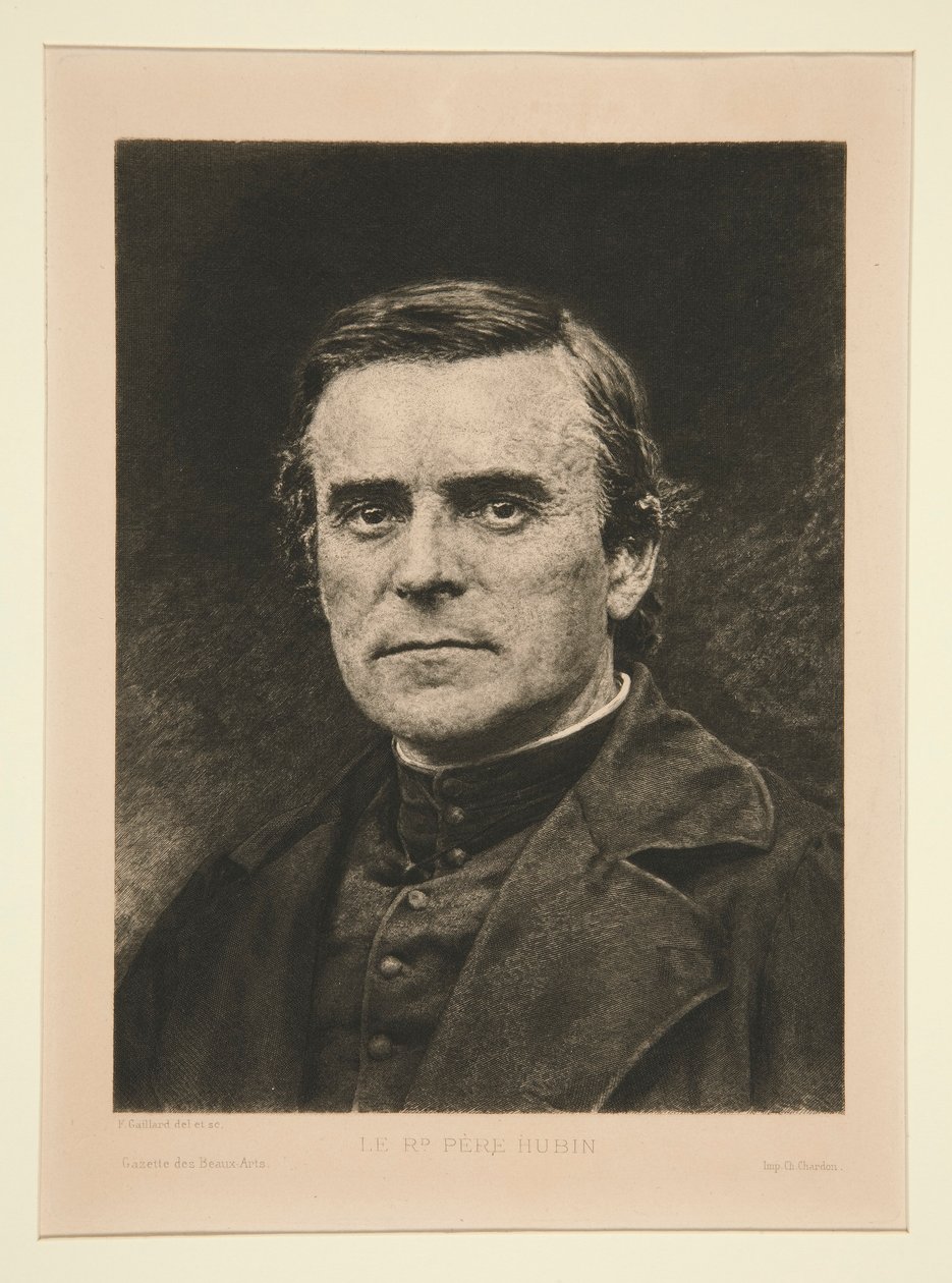 The Reverend Father Hubin by Claude Ferdinand Gaillard