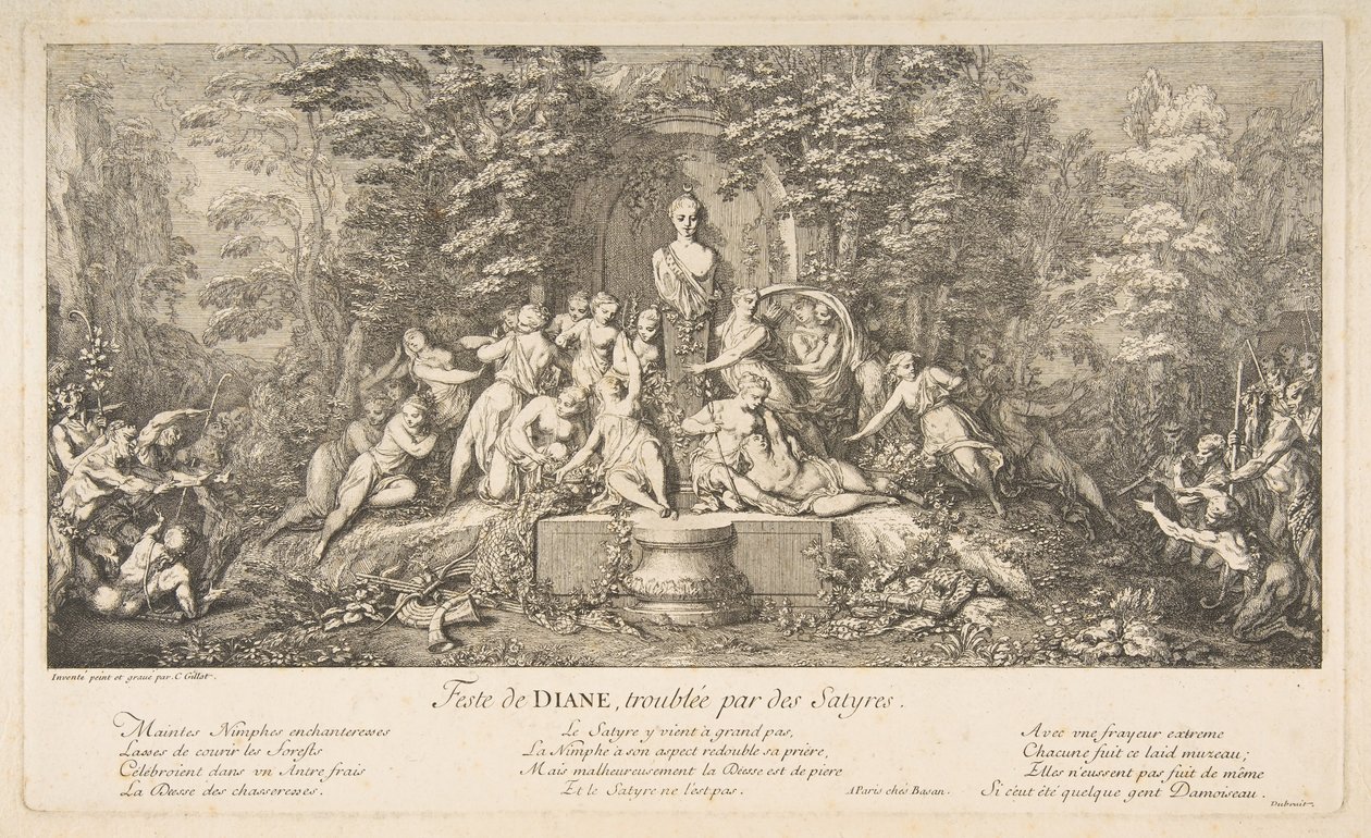 Feast of Diana by Claude Gillot