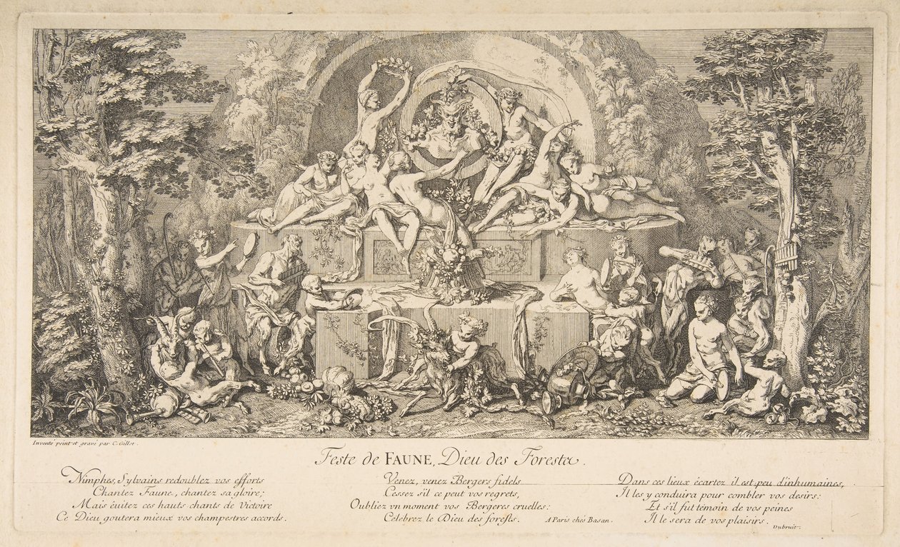 The Feast of the Faun by Claude Gillot