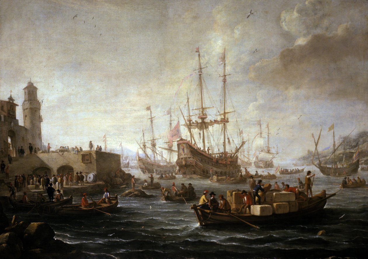 Seascape by Claude Joseph Vernet