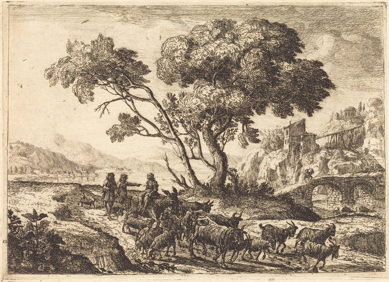 Departure for the Fields by Claude Lorrain