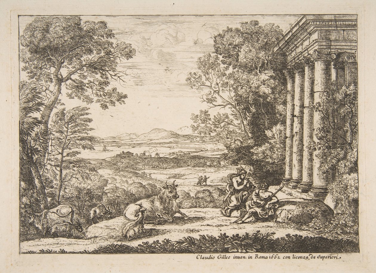 Mercury and Argus by Claude Lorrain