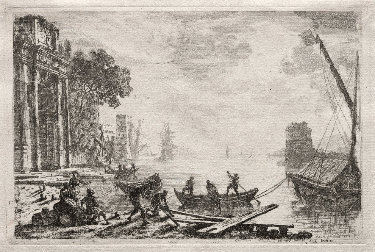 The Sunset by Claude Lorrain