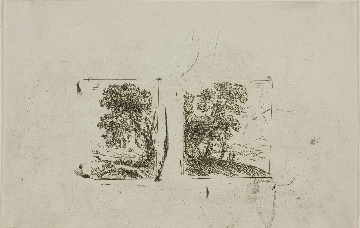 The Two Landscapes by Claude Lorrain