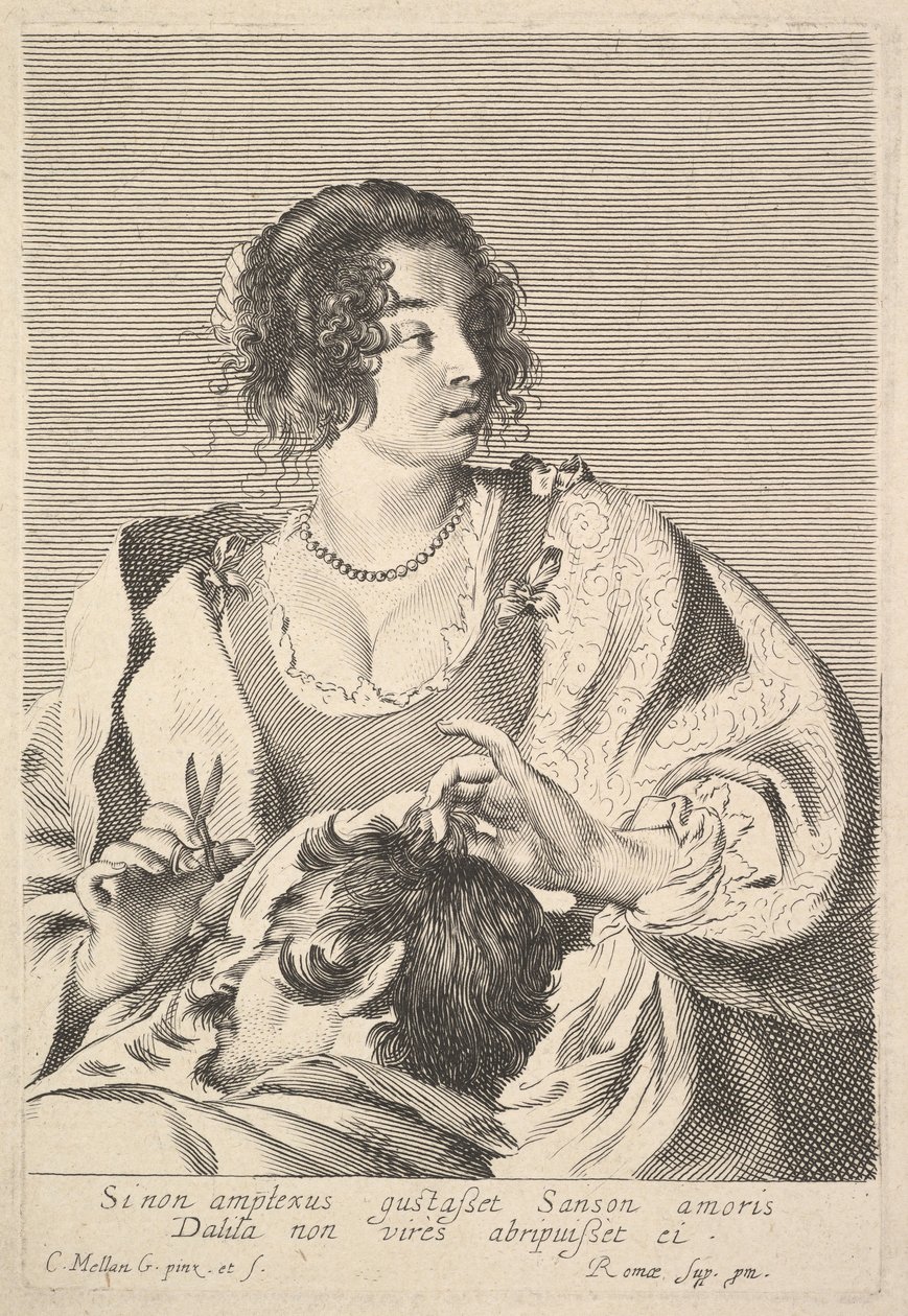 Delilah Cutting Samson