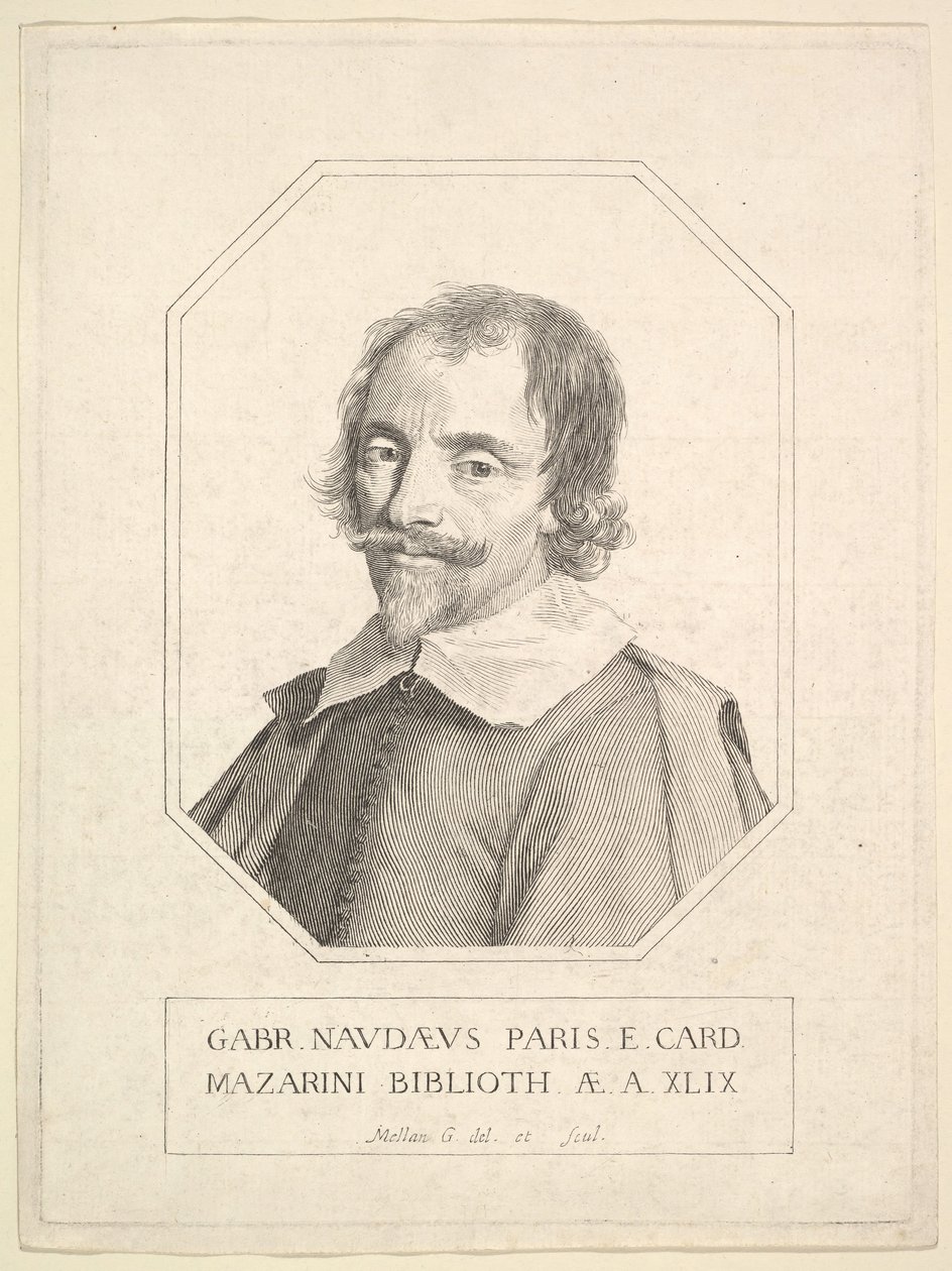 Gabriel Naudé by Claude Mellan