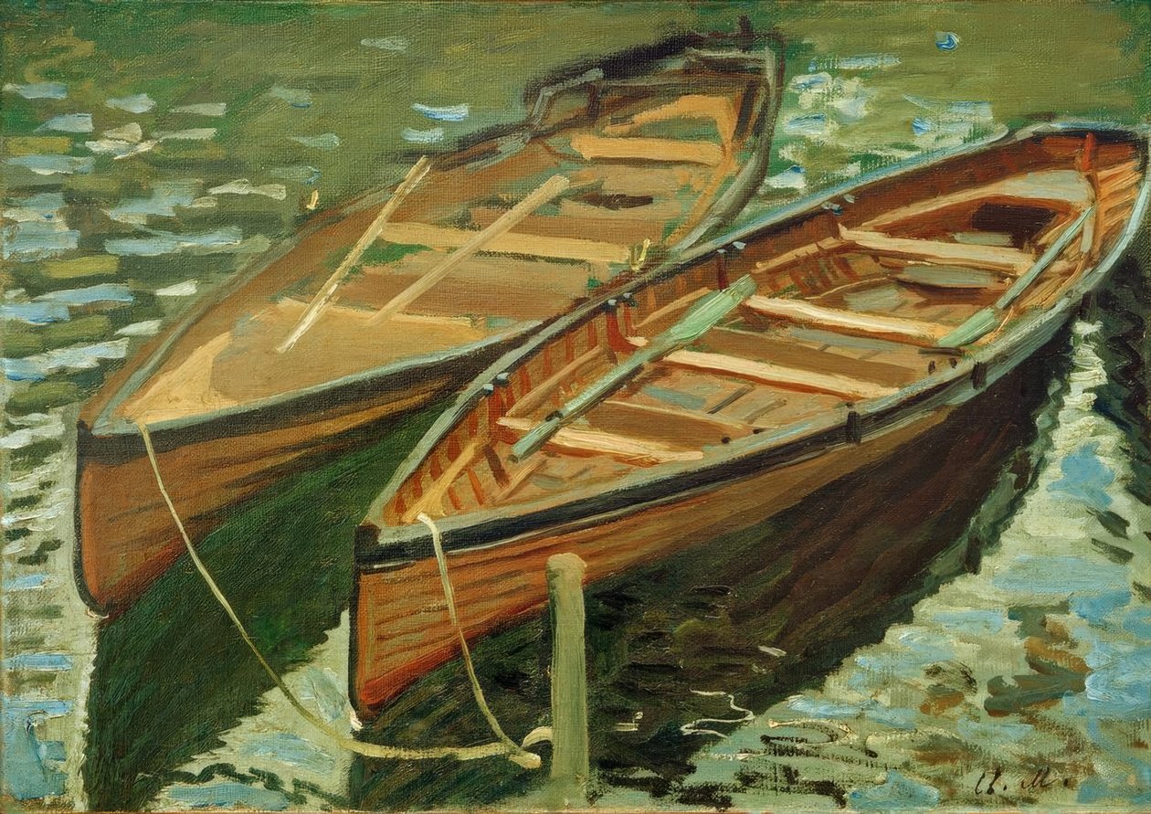 Boats by Claude Monet