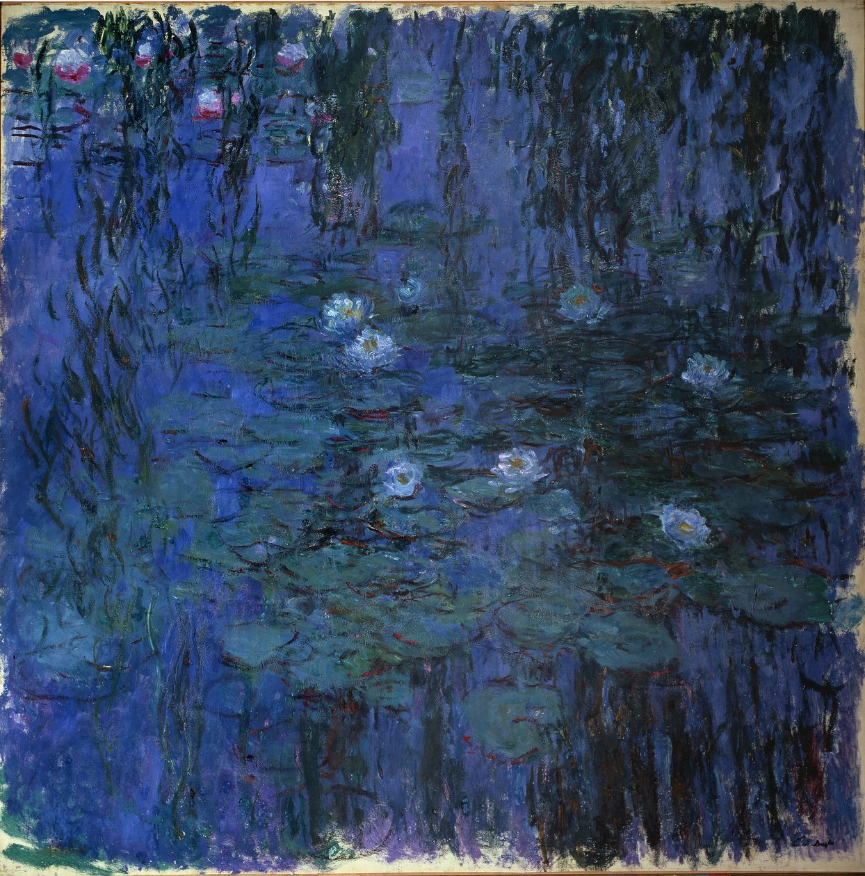 Blue Waterlily by Claude Monet
