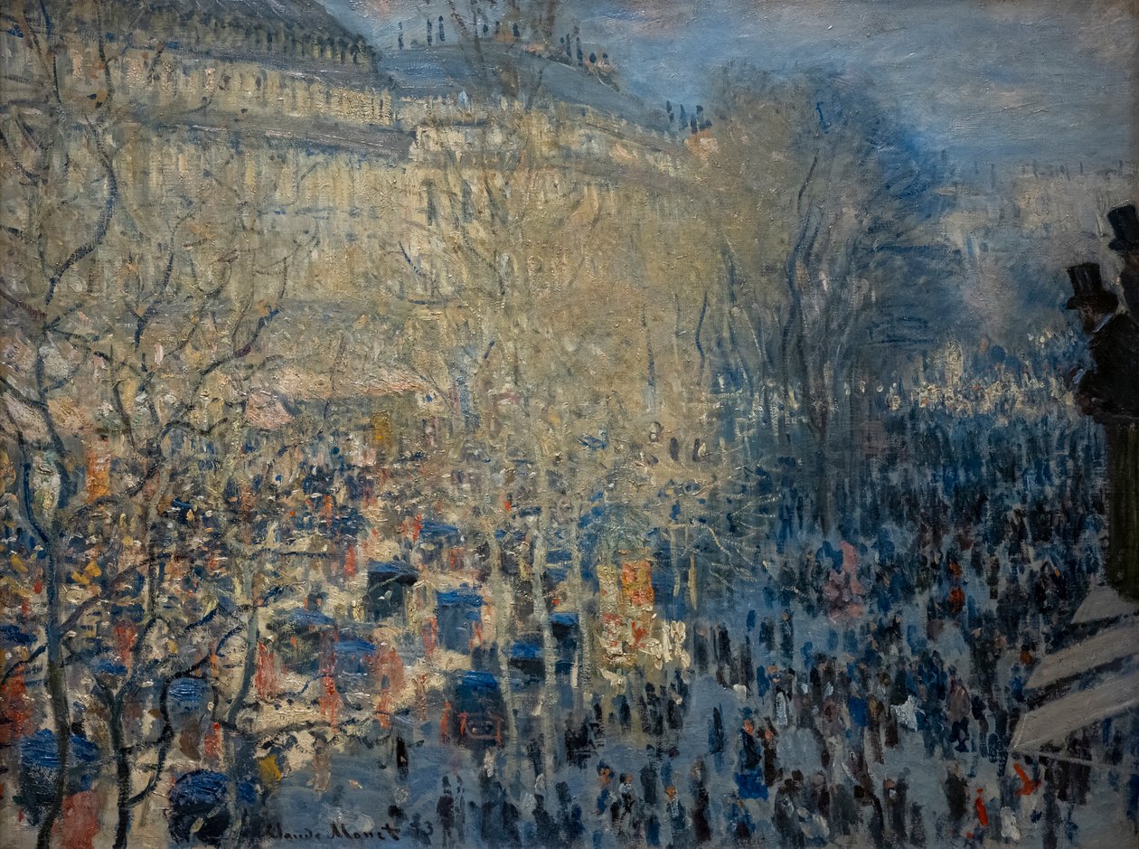 Boulevard des Capucines in Paris by Claude Monet