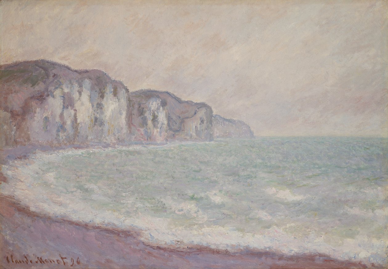 Cliff at Pourville by Claude Monet