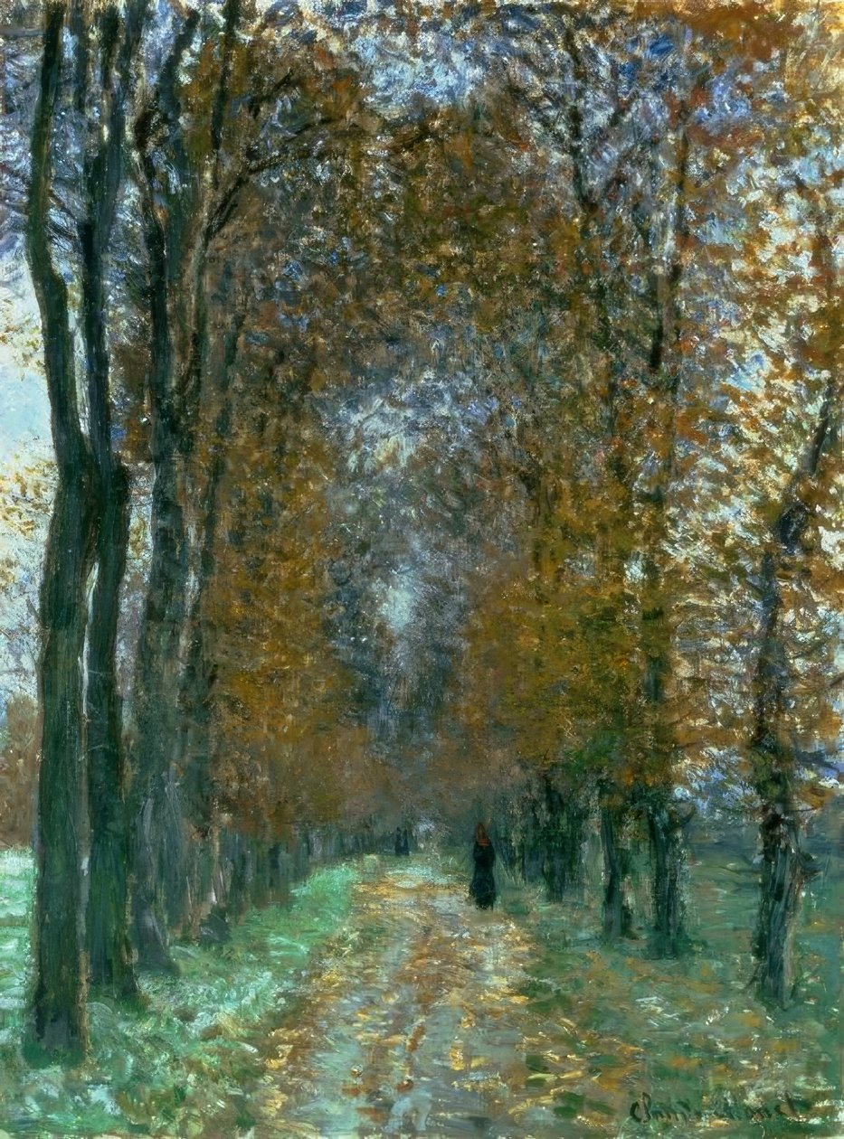 The Alley by Claude Monet