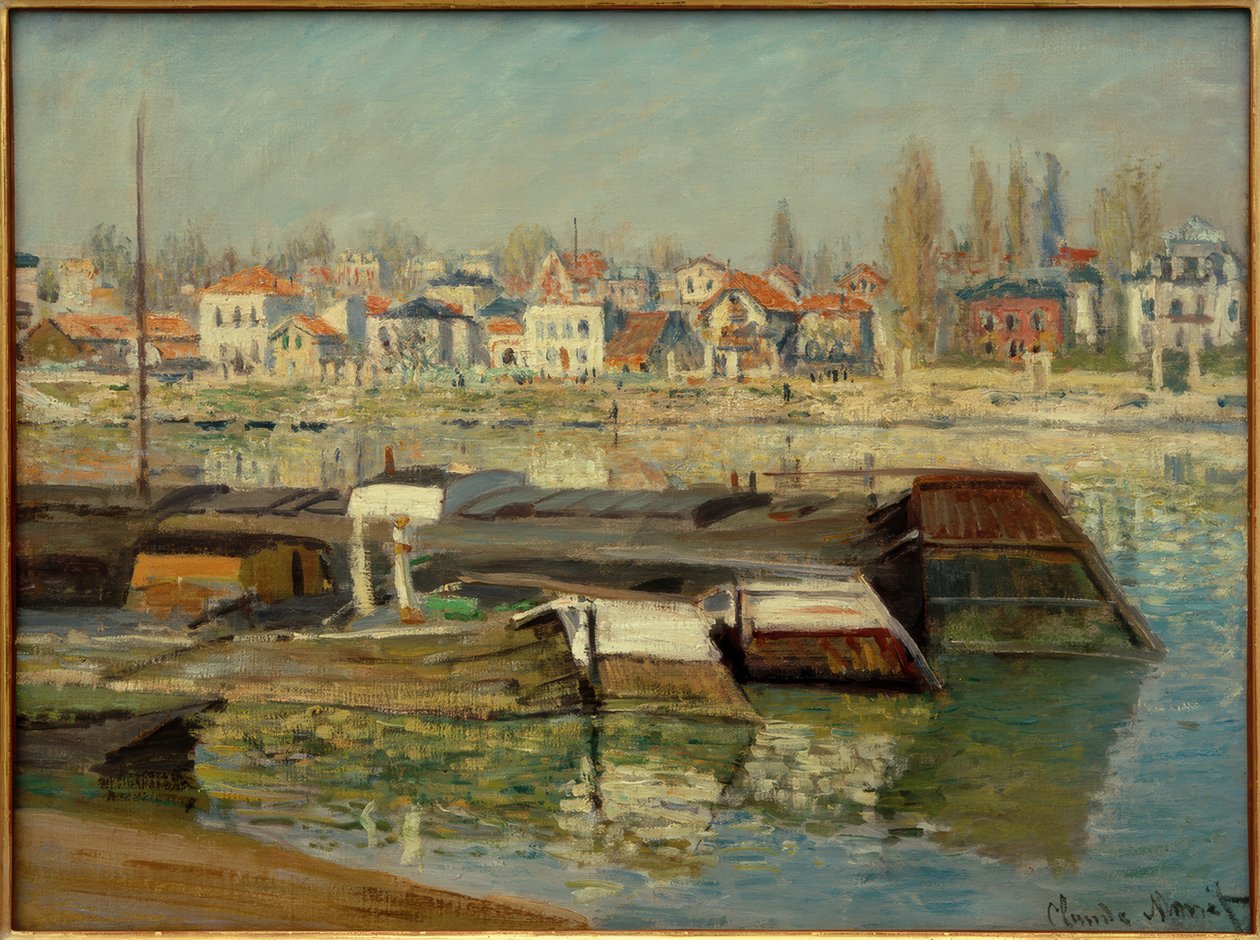 The Seine at Asnières by Claude Monet