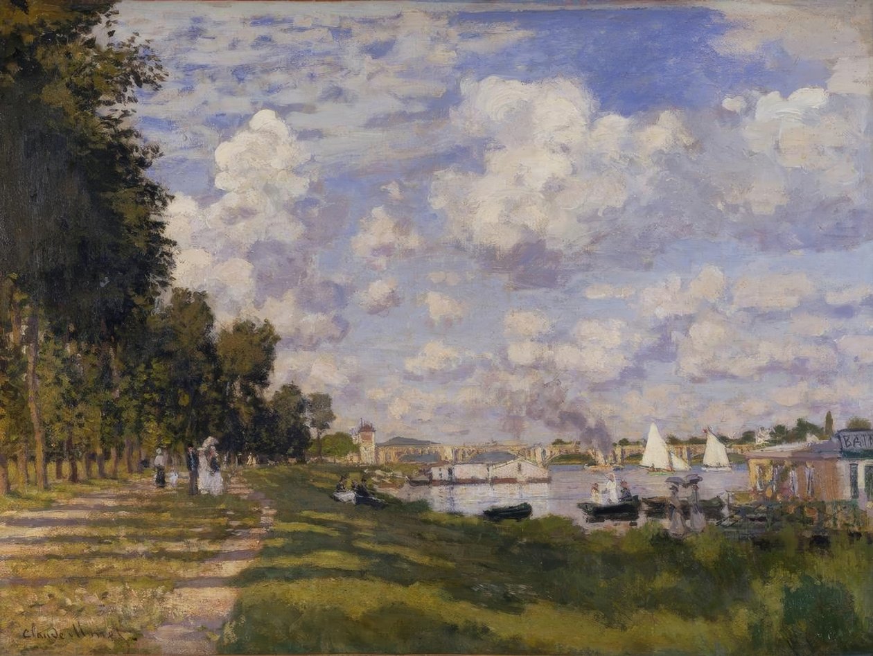 The Basin at Argenteuil by Claude Monet