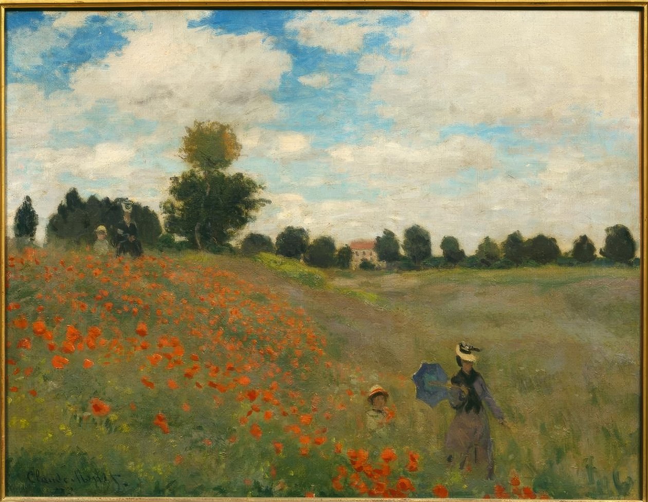 Poppies at Argenteuil by Claude Monet