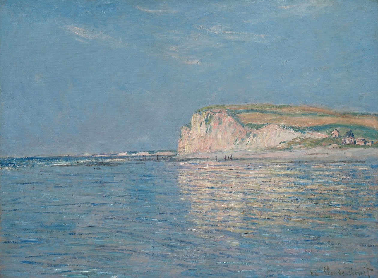 Low Tide at Pourville, near Dieppe by Claude Monet