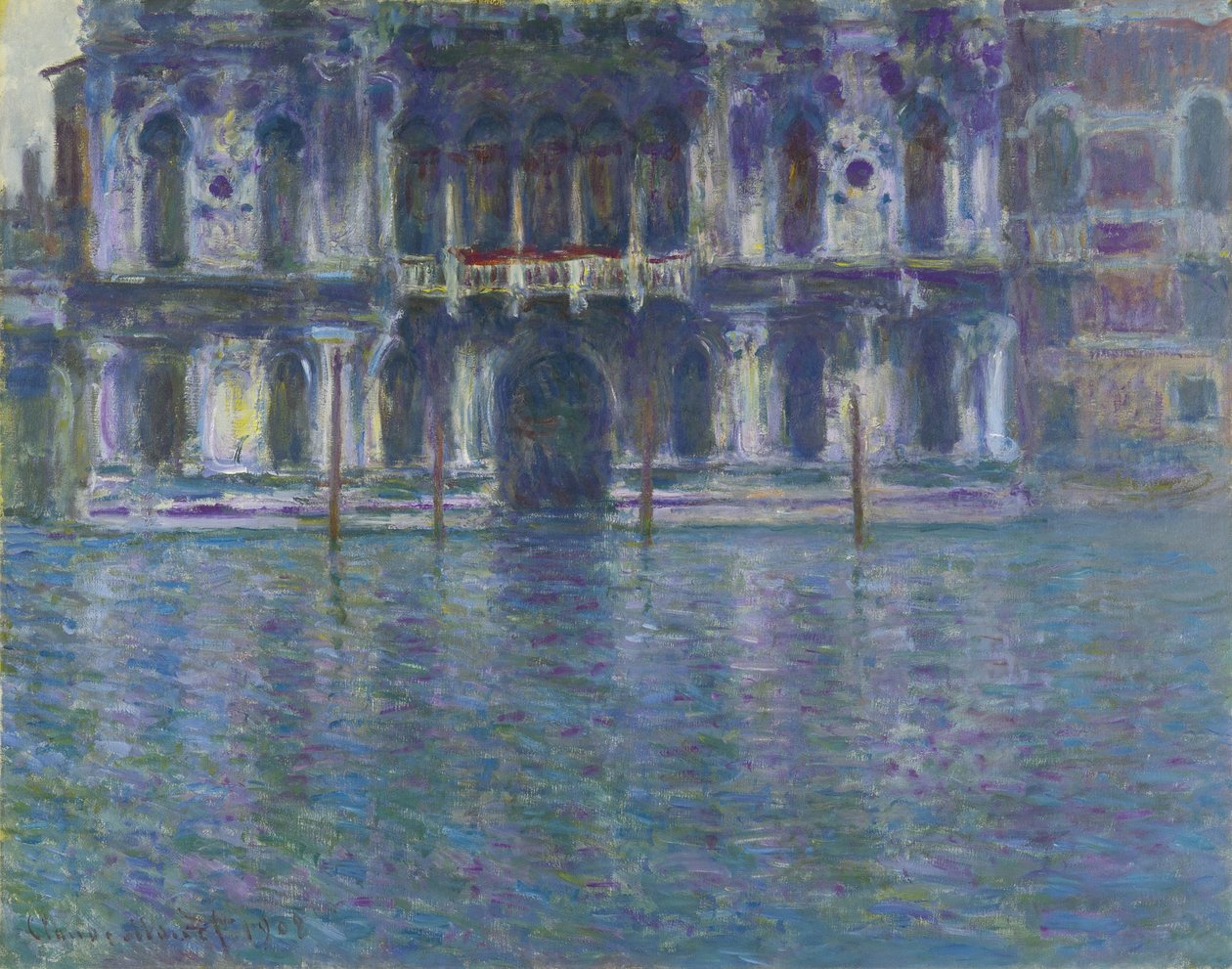 Palazzo Contarini by Claude Monet