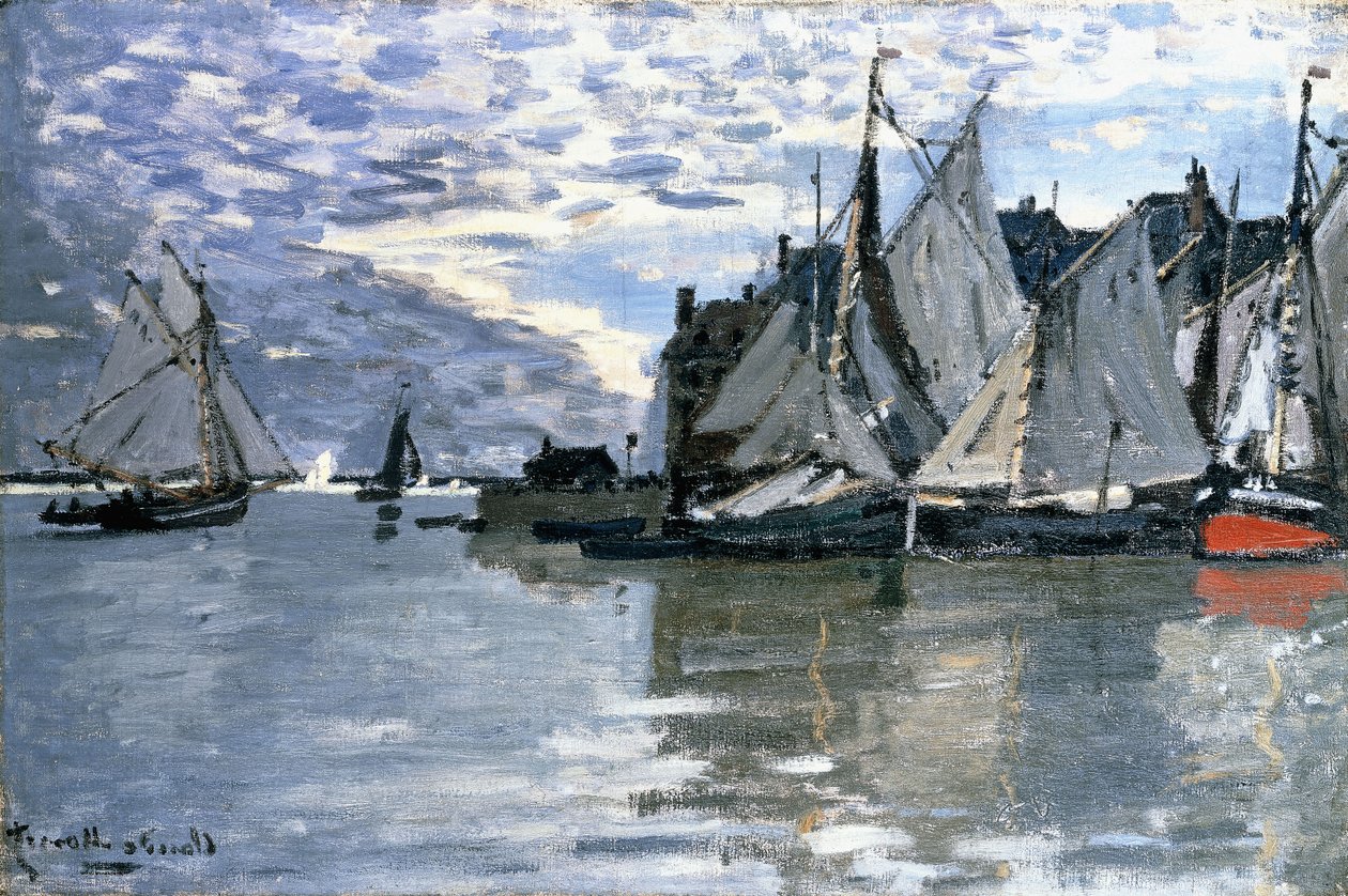 Sailing Boats, c.1864-1866 by Claude Monet