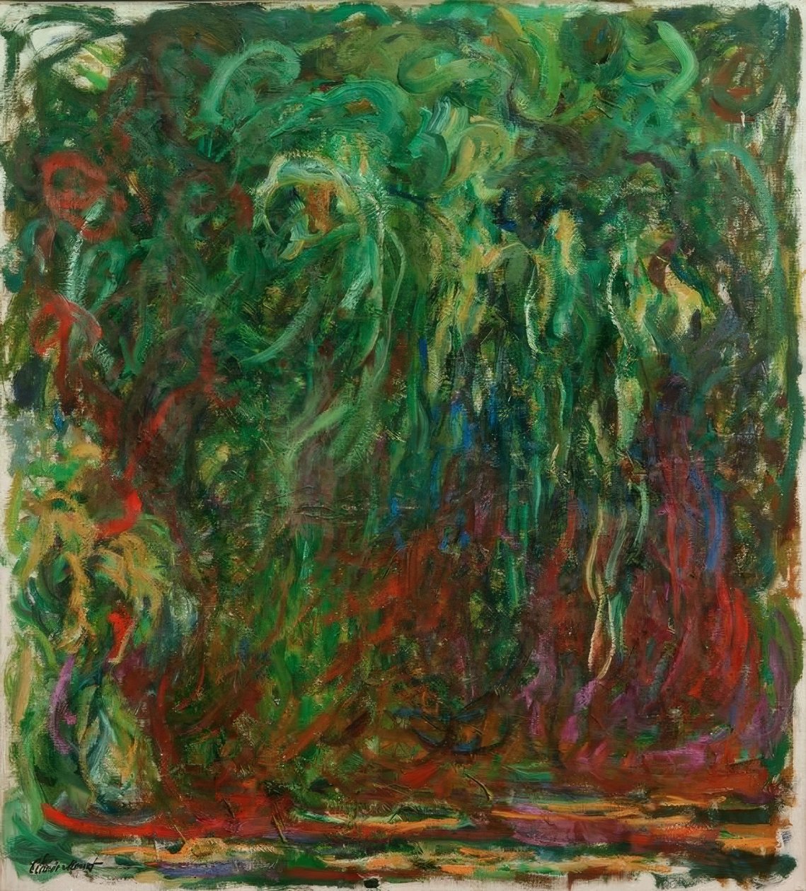 Weeping Willow by Claude Monet