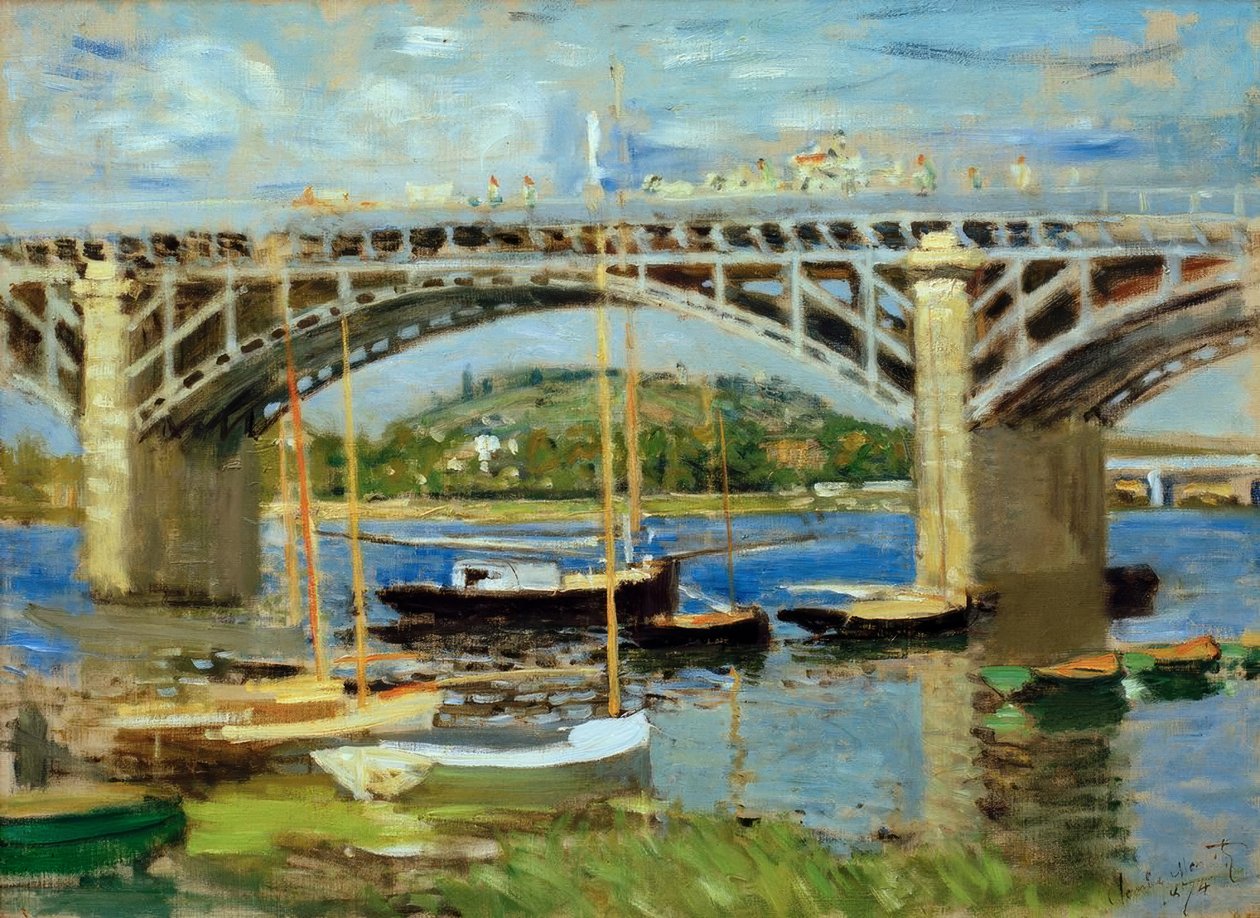 Seine Bridge at Argenteuil by Claude Monet