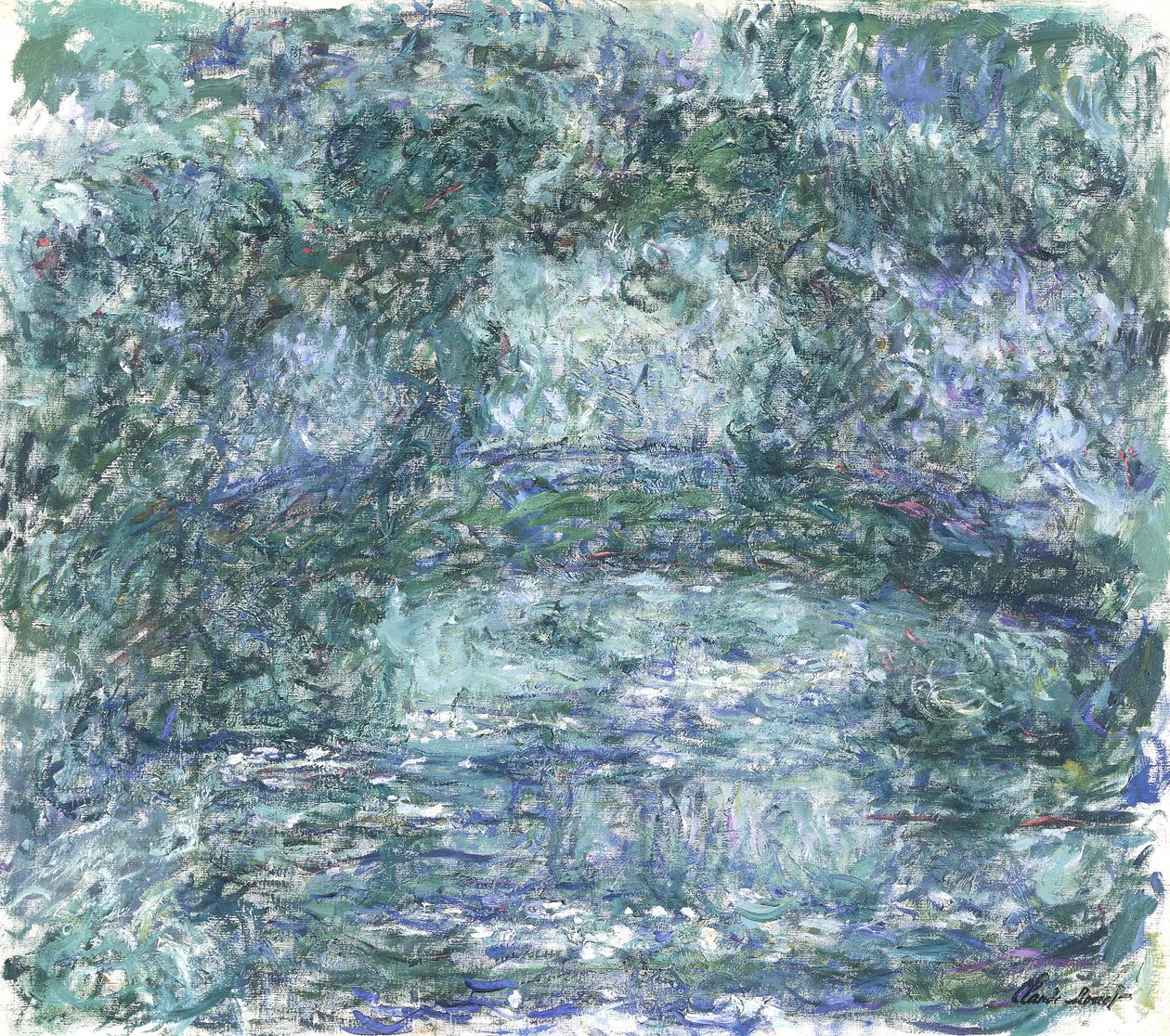 The Japanese Bridge by Claude Monet