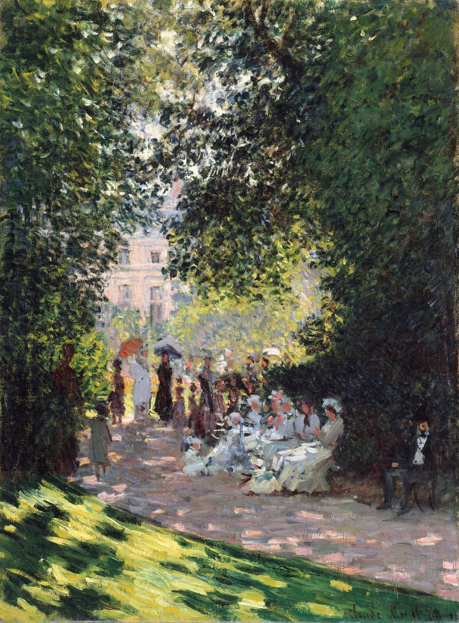 The Parc Monceau by Claude Monet