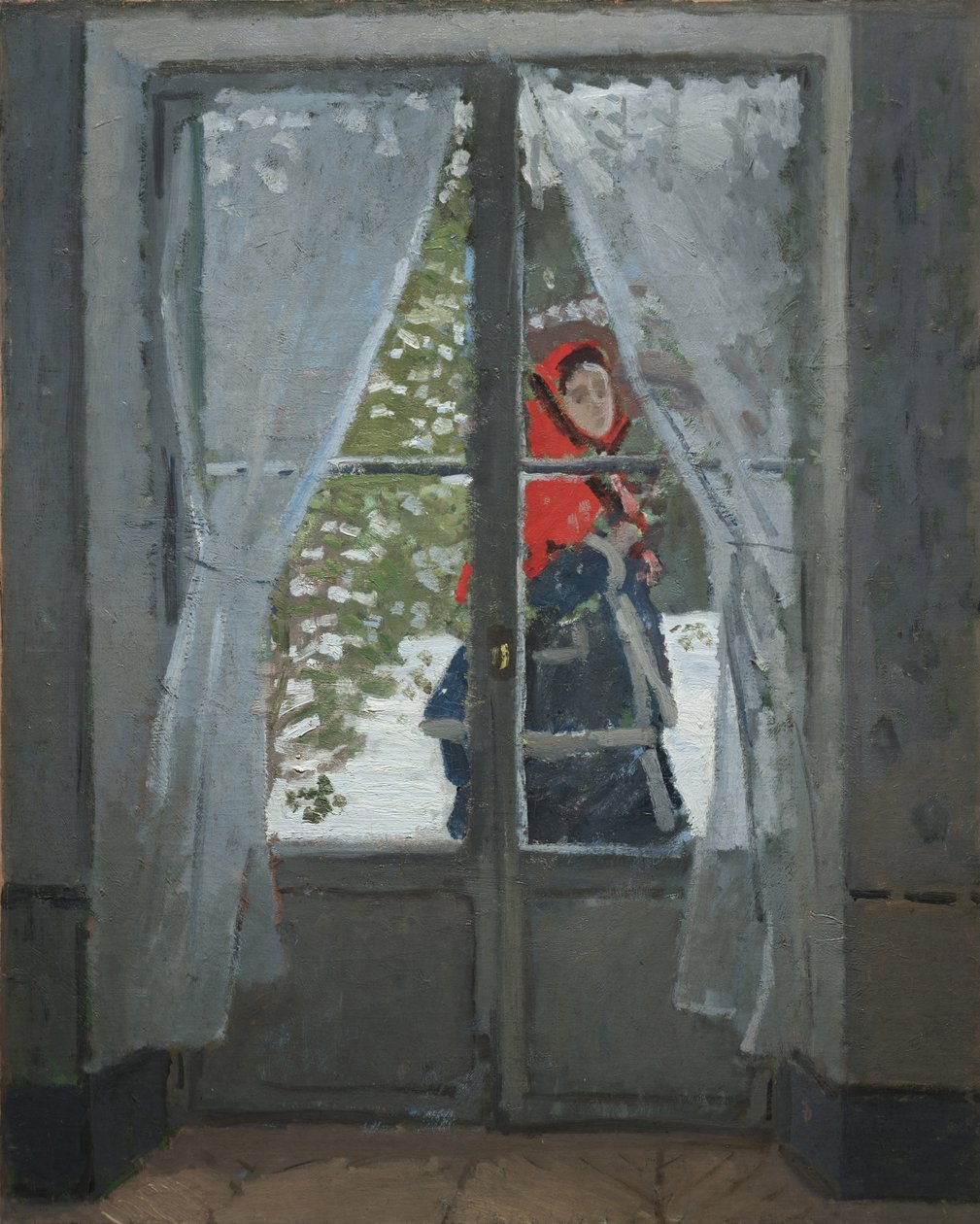 The Red Kerchief by Claude Monet