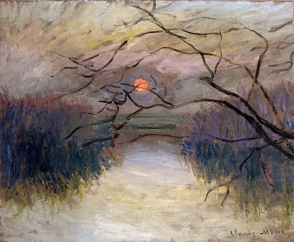 The Seine at Vetheuil by Claude Monet