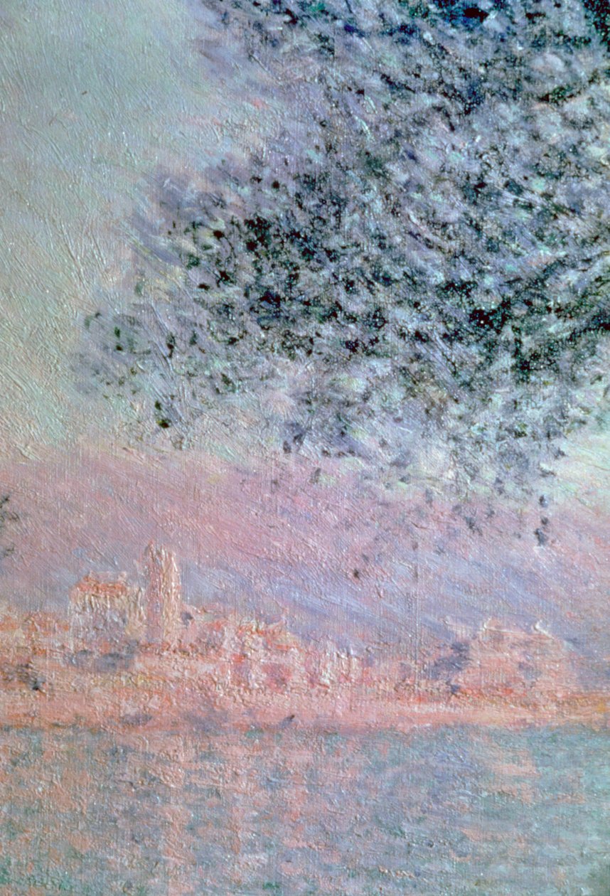 View of Antibes (detail) by Claude Monet