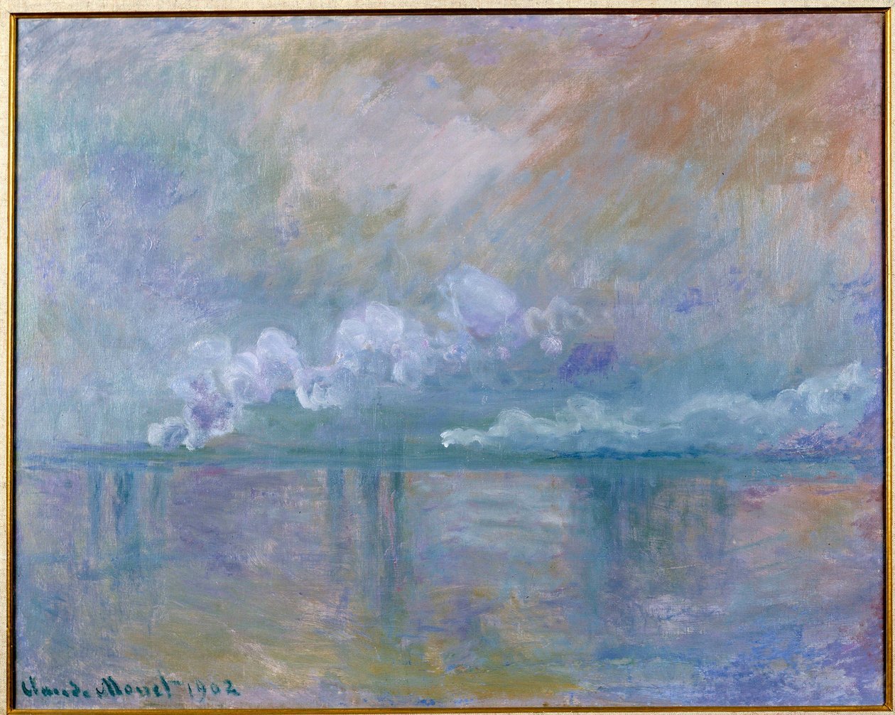 View of Charing Cross Bridge in London by Claude Monet
