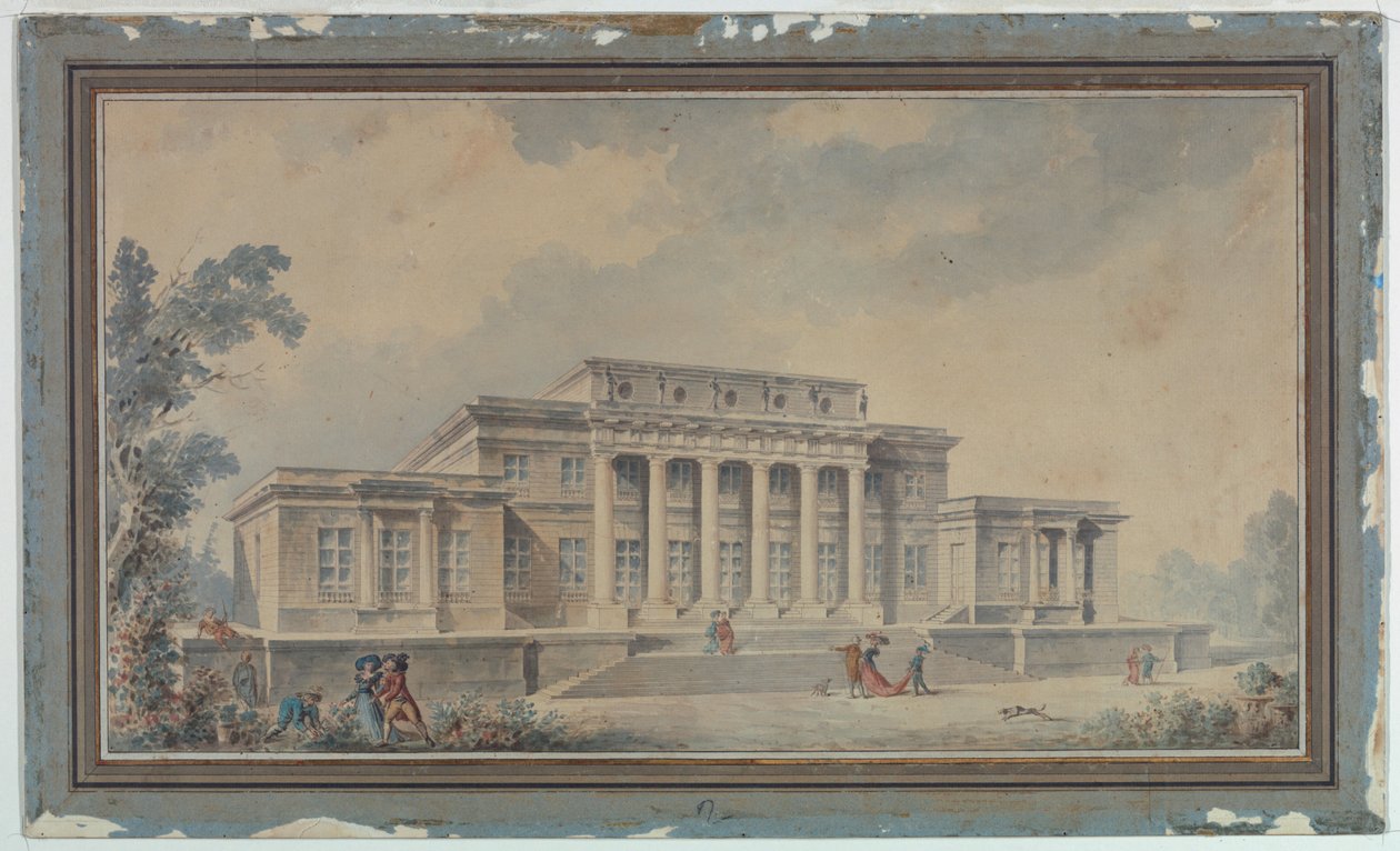 Project for a Country Villa by Claude Nicolas Ledoux