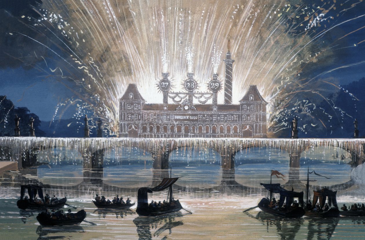 Fireworks, c.1840-1850 by Claude Ruggieri