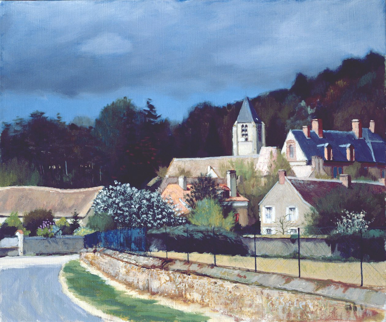 Village in the Ile-de-France by Claude Salez