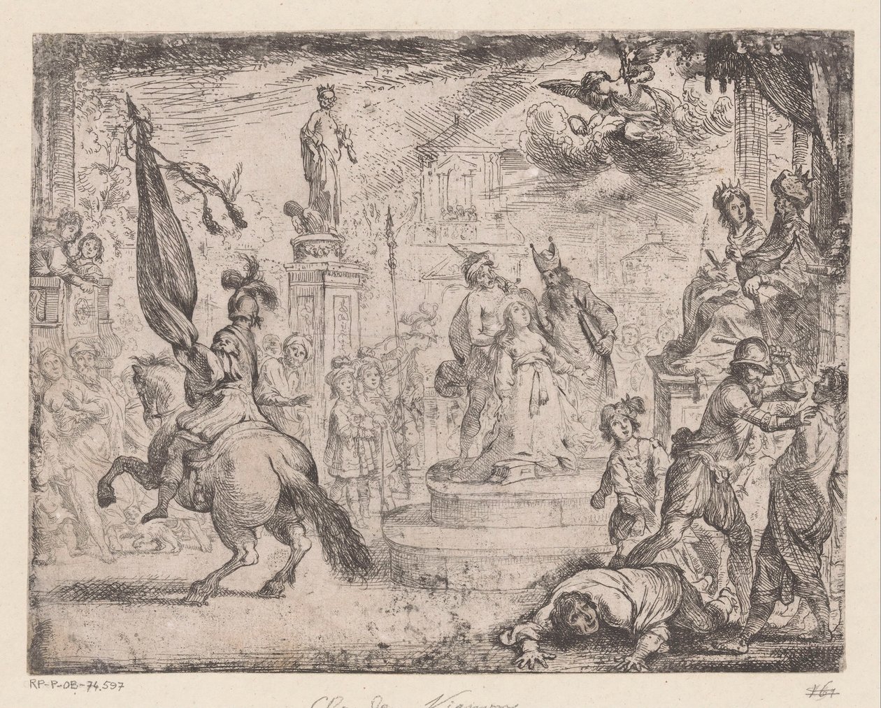 Martyrdom of Saint Catherine by Claude Vignon