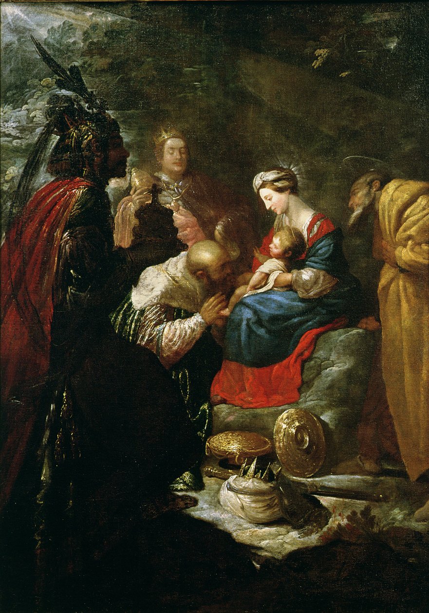 The Adoration of the Magi, c.1619 by Claude Vignon