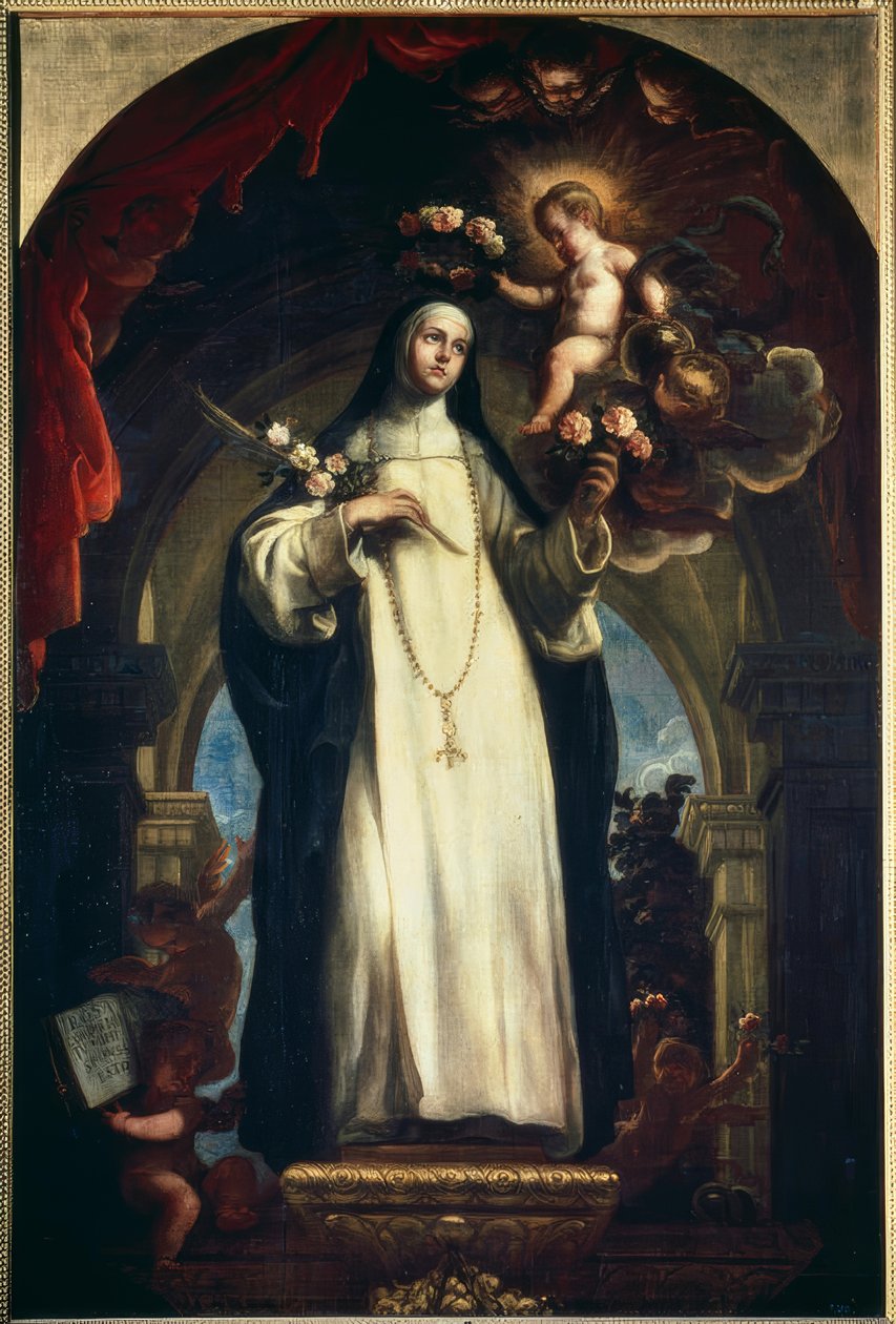 The Holy Rose of Lima by Claudio Coello