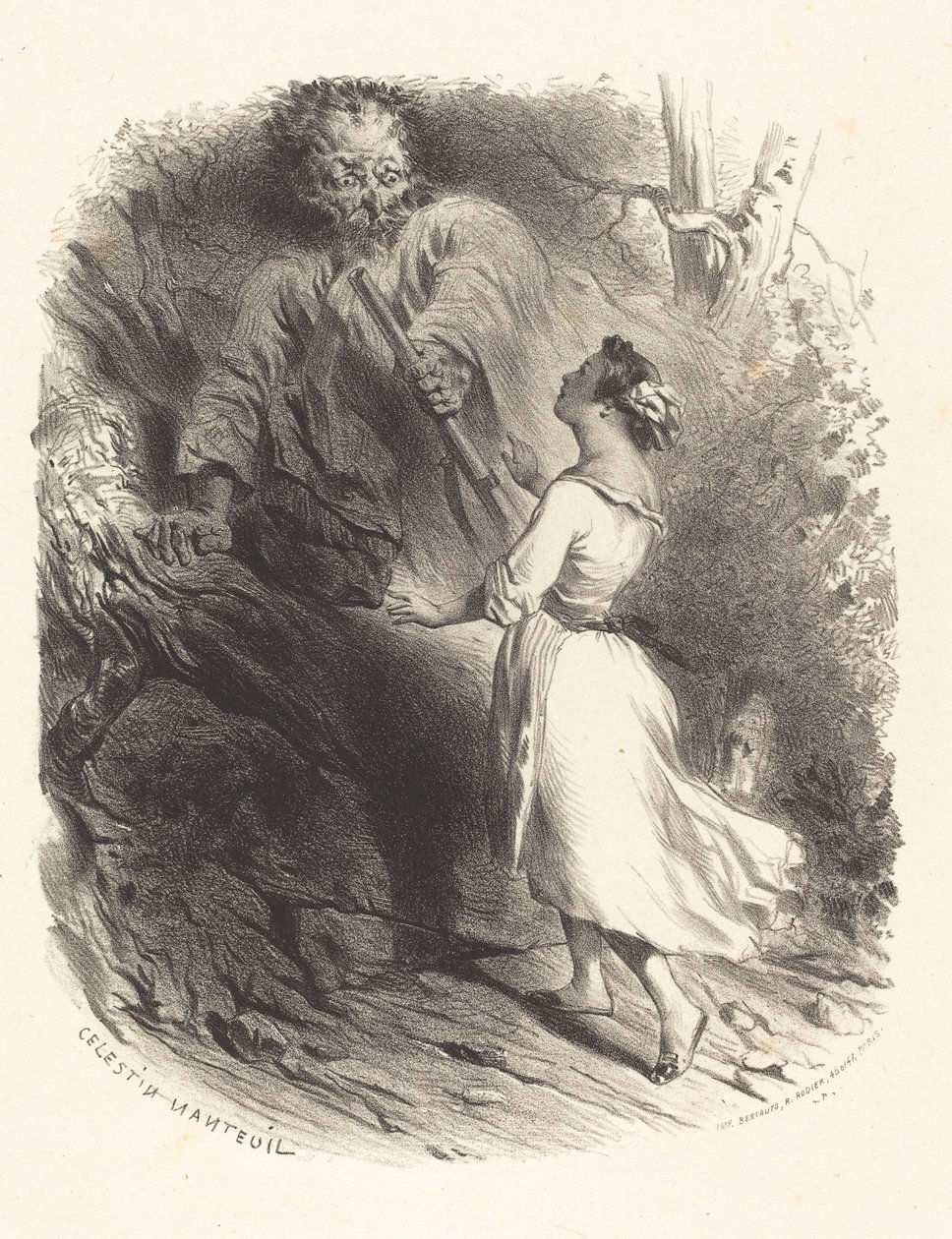 Hunter Surprised by Célestin Nanteuil