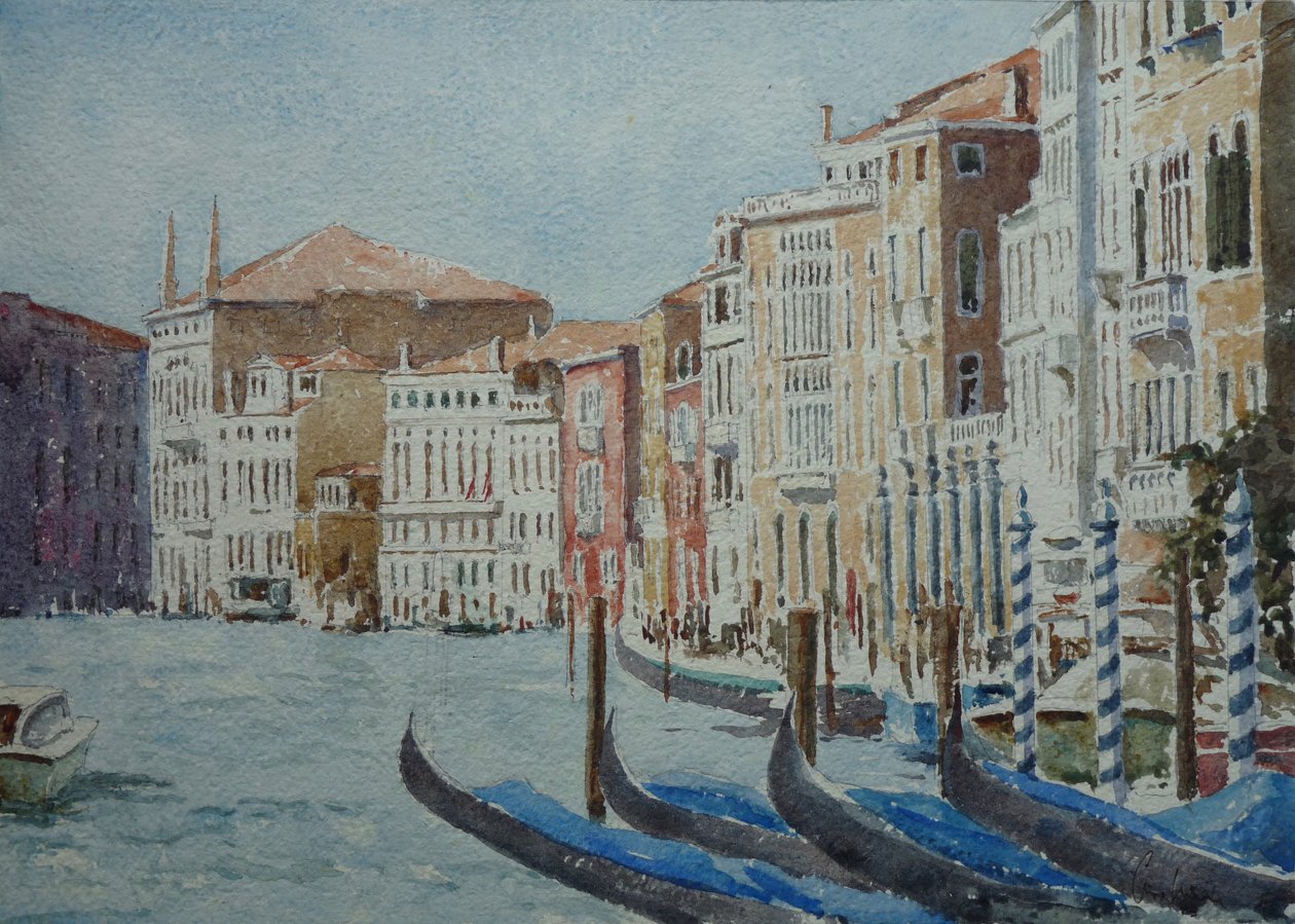 Towards Palazzo Balbi by Clive Wilson