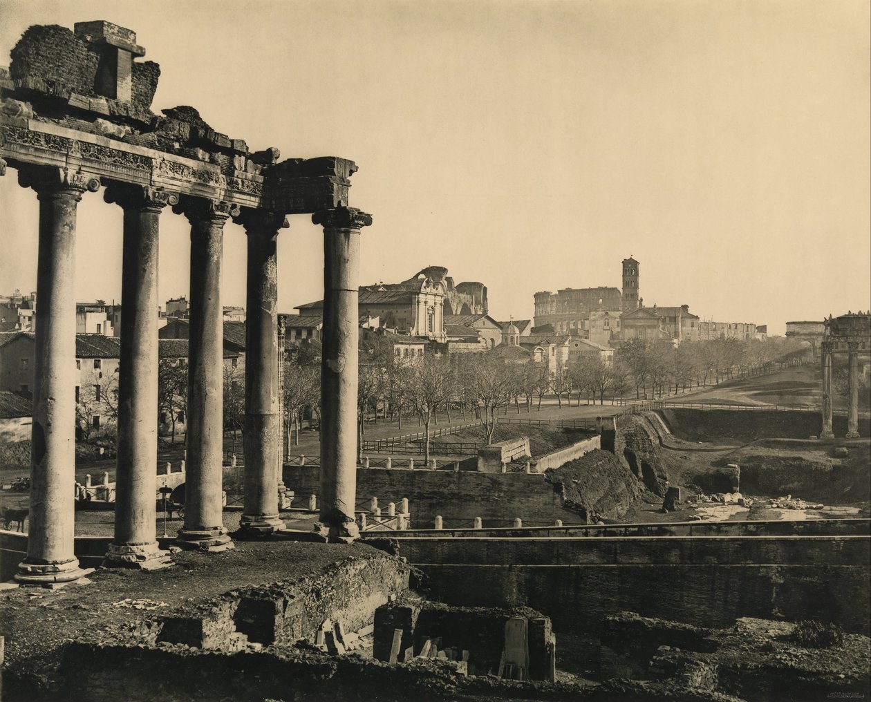 The Roman Forum by Clément Braun