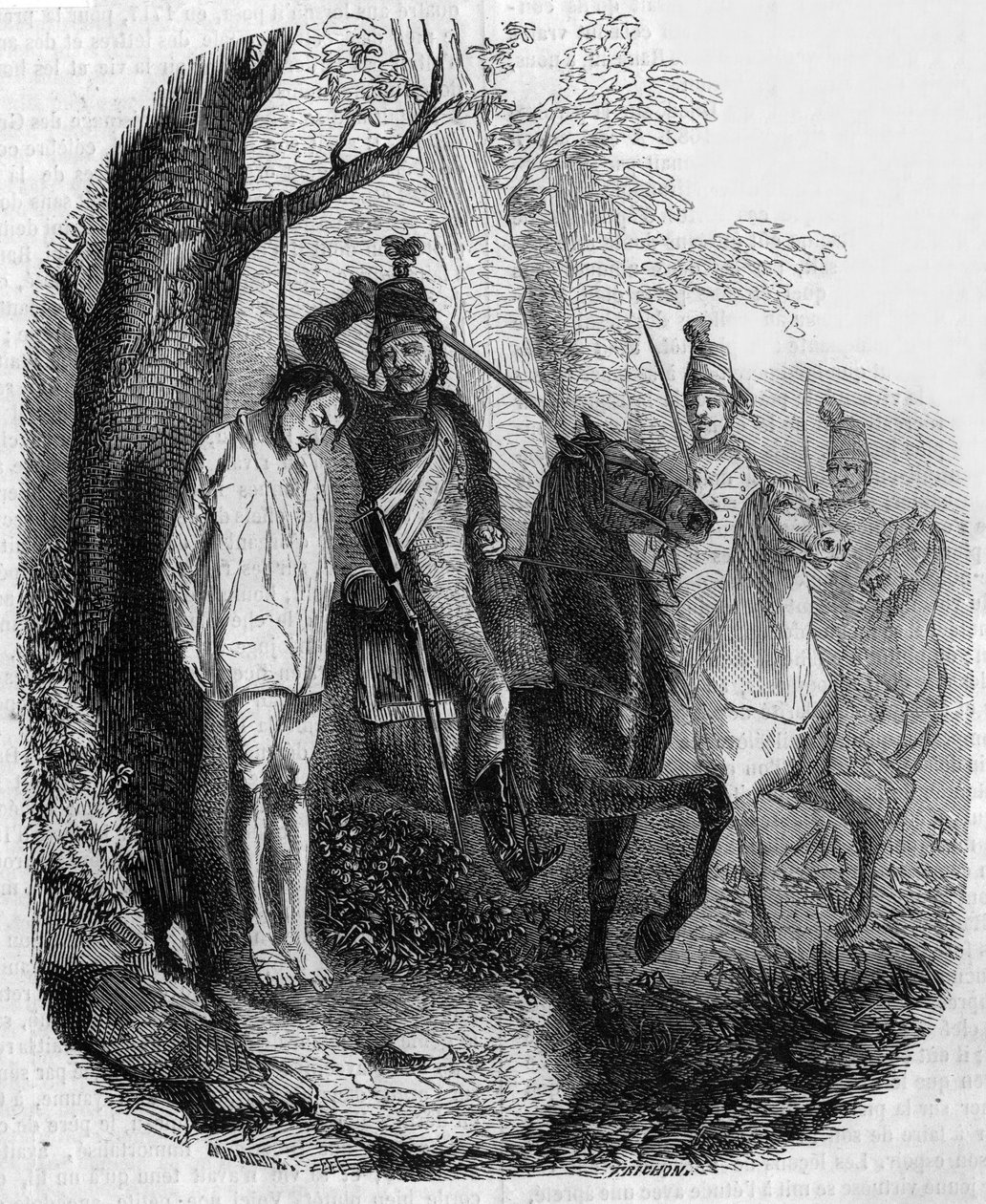 Claude Rameau Taken Down by Hussars by Clément Auguste Andrieux
